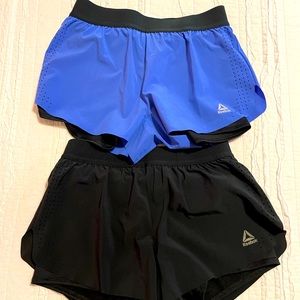 Reebok Size Small Spandex Lined Running Shorts